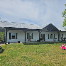 Barndominium-House-wash-in-Hohenwald-TN 5