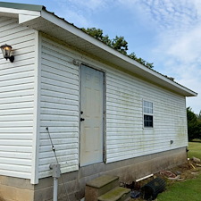 Soft-Wash-Turnaround-Algae-Covered-Garage-Revived-in-Bonnertown-TN 0